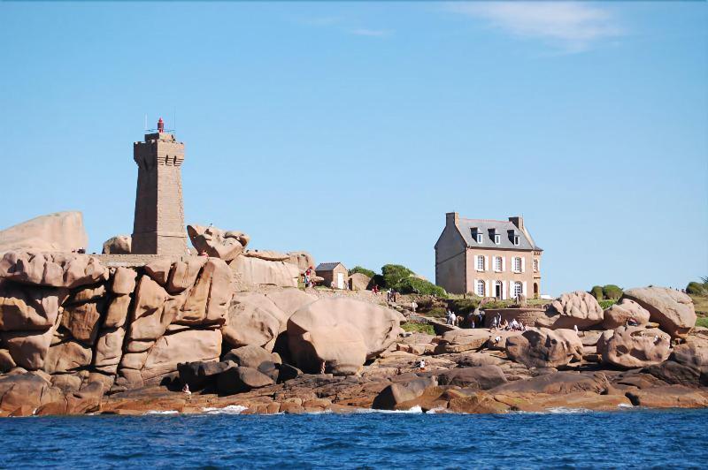 Hotel Des Rochers Perros-Guirec Exterior foto