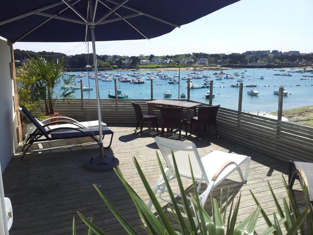 Hotel Des Rochers Perros-Guirec Exterior foto